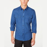 American Rag Mens Medium-Weight Cotton Button-Down Shirt