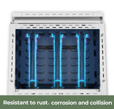 3 Burners Portable Propane Griddle，25 inch Stainless Steel Gas Grill，24,000 BTU Table Top Grill TG0130C