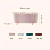 3 Compartments Cotton Swab Storage Box