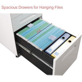 3 Drawer Rolling File Cabinet