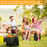 3 Gallon Collapsible Grocery Cooler Bag Seat Combo