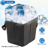 3 Gallon Collapsible Grocery Cooler Bag Seat Combo