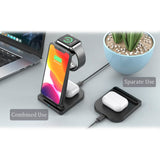 3-in-1 Foldable Fast Wireless Charging Stand