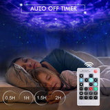 3-in-1 Galaxy Night Light Projector with Remote Control