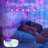 3-in-1 Galaxy Night Light Projector with Remote Control
