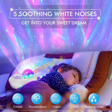 3-in-1 Galaxy Night Light Projector with Remote Control