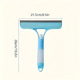 3-in-1 Handheld Glass Cleaner with Scraper & Sprayer - Versatile Window Wipe