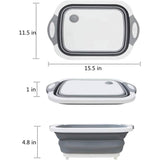 3-in-1 Multifunctional Foldable Cutting Board
