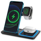 3-in-1 Wireless Fast Charging Station Dock Foldable