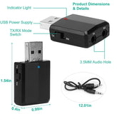 3-in-1 Wireless V5.0 USB Audio Transmitter Receiver