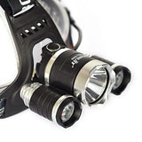 3 LED XM-L T6 Waterproof Headlamp LED Torch Flashlight