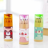 3-Pack: 12-Color Cute Pencils Creative Stationery Cute Bear