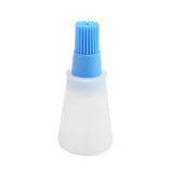 3-Pack: 2.2oz Silicone BBQ Oil Bottle Brush with Flat-Bottom Design
