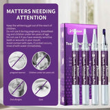 3-Pack: 3ml/0.1fl oz Mint Flavor Purple Teeth Whitening Gel Pen
