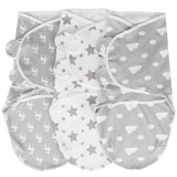 3-Pack: Baby New Born Swaddle Wrap