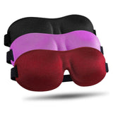 3-Pack: Blackout Eye Mask with Adjustable Strap
