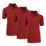 3-Pack: Boys School Uniform Polo