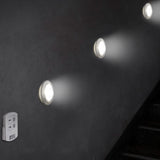 3-Pack: Bright Basics Ultra Thin Wireless LED Puck Lights with Remote Control
