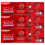 3-Pack: Colgate Optic White Advanced Teeth Whitening Toothpaste
