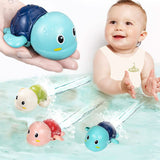 3-Pack: Cute Swimming Turtle Bath Toys
