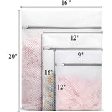 3-Pack: Durable Honeycomb Mesh Laundry Bags