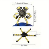 3-Pack: Fidget Toys Transformable Spinners