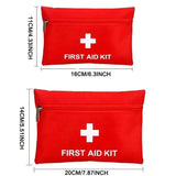 3-Pack: First Aid Kit Bags Nurse Red Medical Tools Bag