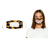 3-Pack: Halloween Edition Smile Communicator Clear Mouth Face Mask