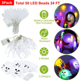 3-Pack: Halloween String Light Decorations
