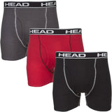 3-Pack: Head Men's Cotton Boxer Briefs - Size: Large