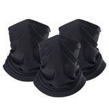 3-Pack: Headband, Bandanas, Scarf, Neck Warmer, Head Wrap, Multi Functional Gaiter
