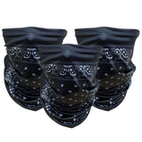 3-Pack: Headband, Bandanas, Scarf, Neck Warmer, Head Wrap, Multi Functional Gaiter