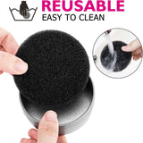 3-Pack: Luxspire Makeup Brush Cleaner Quick Wash Sponge Remover Color