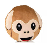 3-Pack: Monkey Emoji Pillows