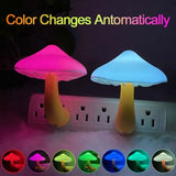 3-Pack: Mushroom Night Light with Dusk to Dawn Sensor