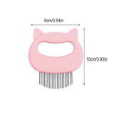3-Pack: Pet Deshedding Brush Grooming and Shedding Matted Fur Remover Massage Dematting Tool