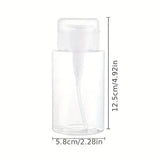 3-Pack: Push Down Empty Pump Dispenser Bottle