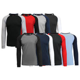 3-Pack: Raglan Sleeve Thermal Shirt