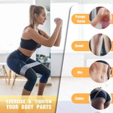 3-Pack: Resistance Bands for Legs and Butt Exercise