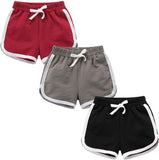 3-Pack: Running Athletic Cotton Shorts