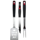3-Pack: Stainless Steel Barbecue Tool Set