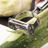 3-Pack: Stainless Steel Potato Cucumber Carrot Grater