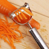 3-Pack: Stainless Steel Potato Cucumber Carrot Grater