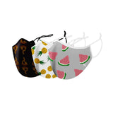 3-Pack: Two-Layer Reusable Kids Face Mask with Adjustable Earloop