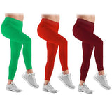 3-Pack: Ultra-Soft High Waisted Capri Leggings