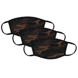 3-Pack: Washable Reusable Non-Medical Fabric Face Masks