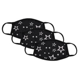 3-Pack: Washable Reusable Non-Medical Fabric Face Masks