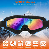 3-Pack: Winter Sports Goggles for Kids and Adults