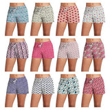 3-Pack: Women's Comfy Lounge Bottom Pajama Shorts with Drawstring