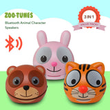 3-Pack: Zootunes Compact Portable Bluetooth Stereo Speaker